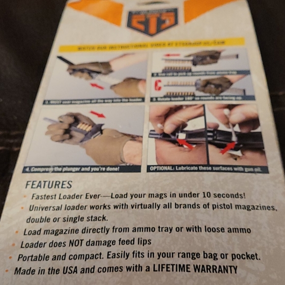 Universal speedloader for pistols 9mm up to 40cal - Picture 4 of 4